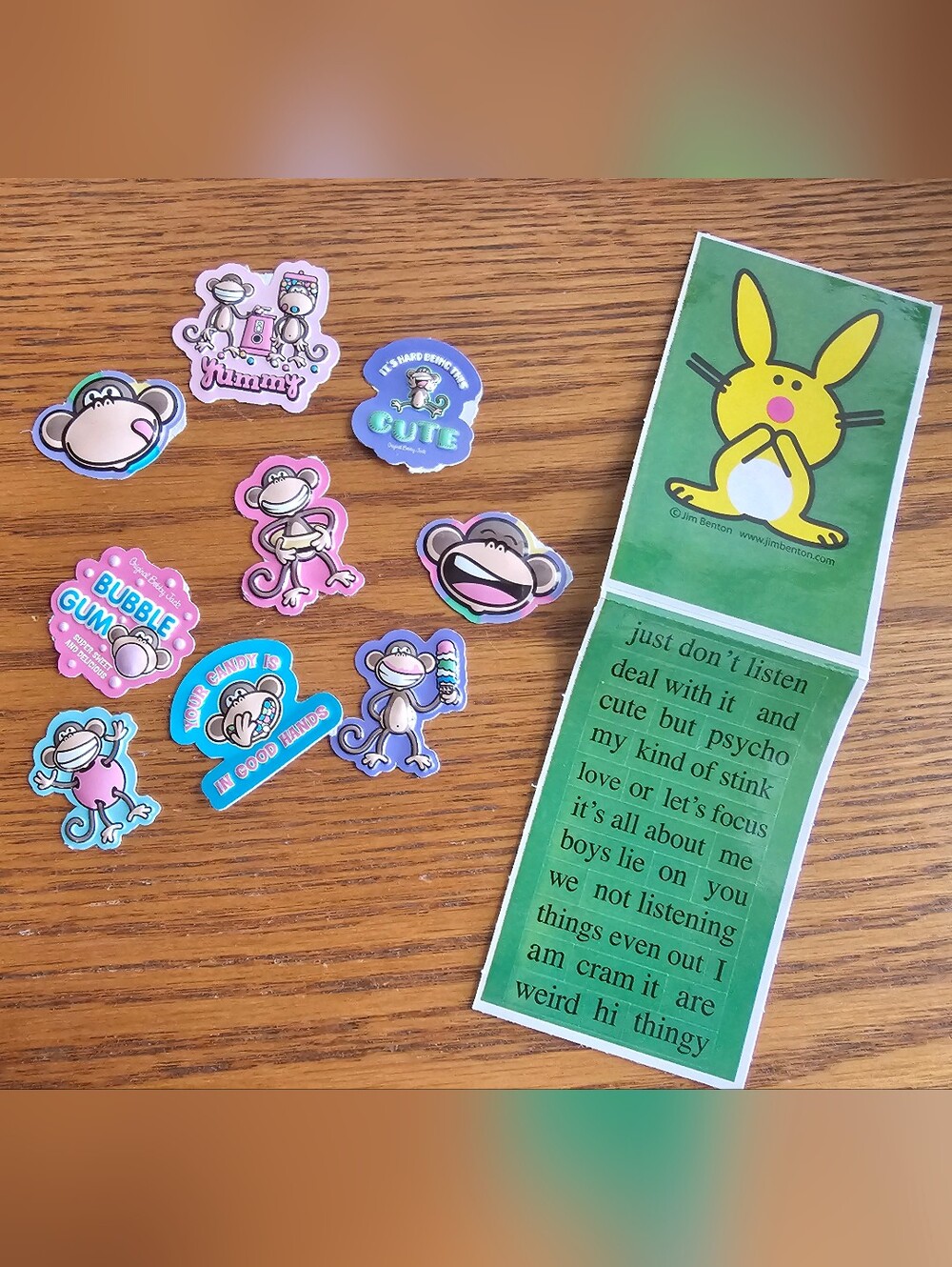 2000s Nostalgia: Bobby Jack/Happy Bunny Stickers